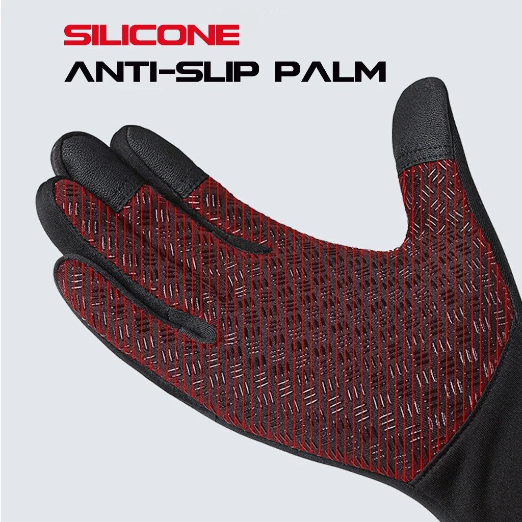 Windproof and waterproof thermal gloves with anti-slip grip for active Kiwis in cold weather