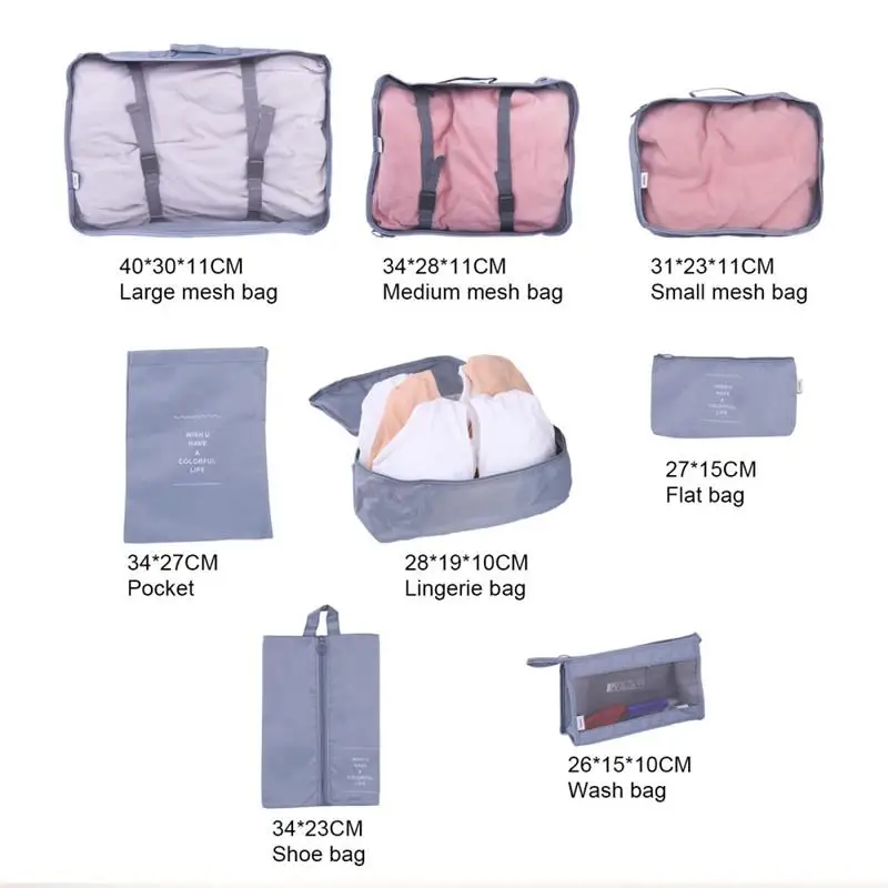 TravelCube Multifunction Packing Organizer Bag Kit with mesh compartments, breathable design, and waterproof options for efficient luggage organisation