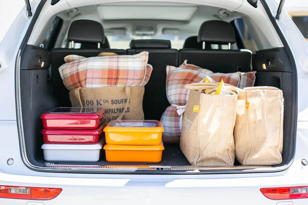 Stylish Casserole Carrier in various colours - a convenient, eco-friendly solution for hosting potlucks, barbecues, and family gatherings.