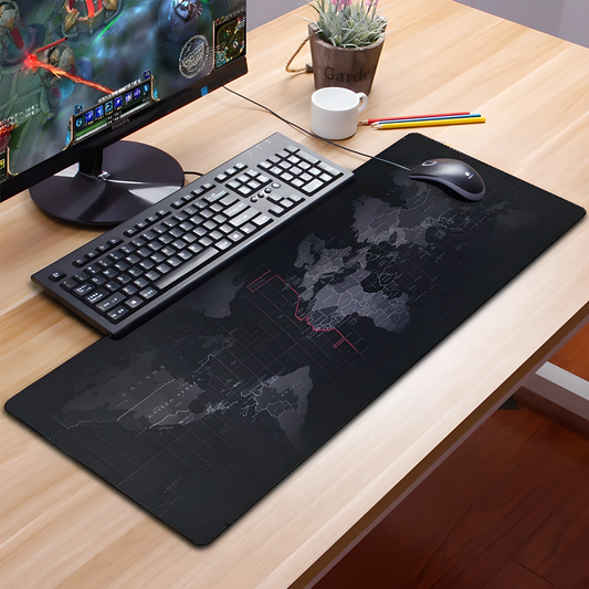 Super Large World Map Mouse Pad - Protects desk, serves as educational tool, and provides endless comfort for New Zealand users